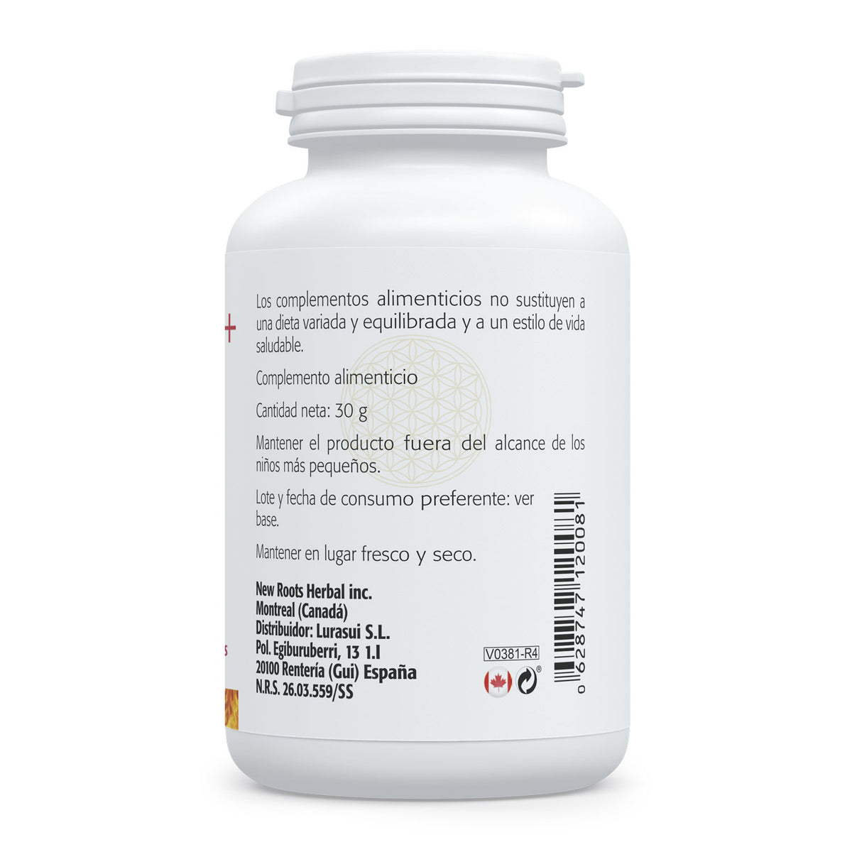 Alpha Lipoico R+ · Sura Vitasan — composición