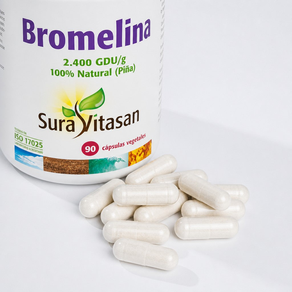 Bromelina 500 mg · Sura Vitasan · 30 cápsulas