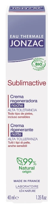Crema Regeneradora Noche Anti-Edad Sublimactive · Eau Thermale Jonzac · 40 ml