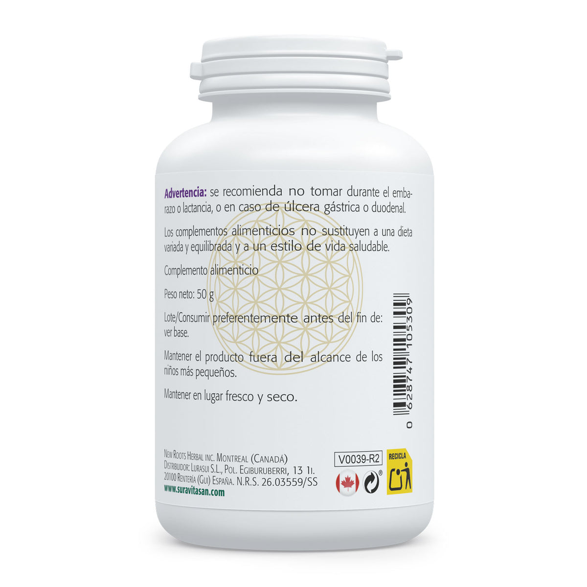 Citri-Plus Complex · Sura Vitasan — información nutricional