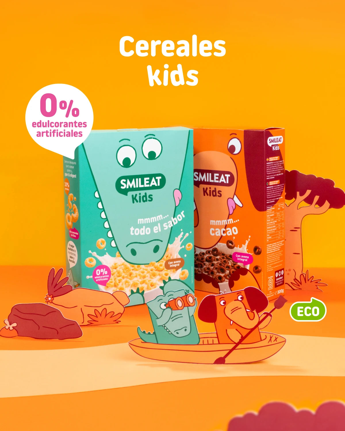 Cereales Kids BIO · Smileat · 300 gramos