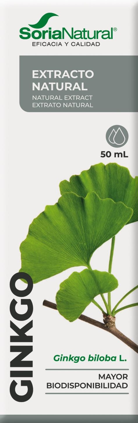 Extracto Natural de Ginkgo Biloba · Soria Natural · 50 ml