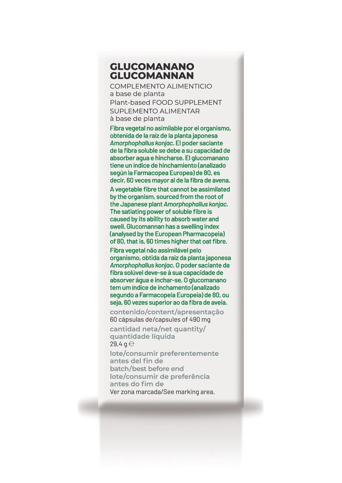 21-S Glucomanano · Soria Natural · 60 cápsulas - 4