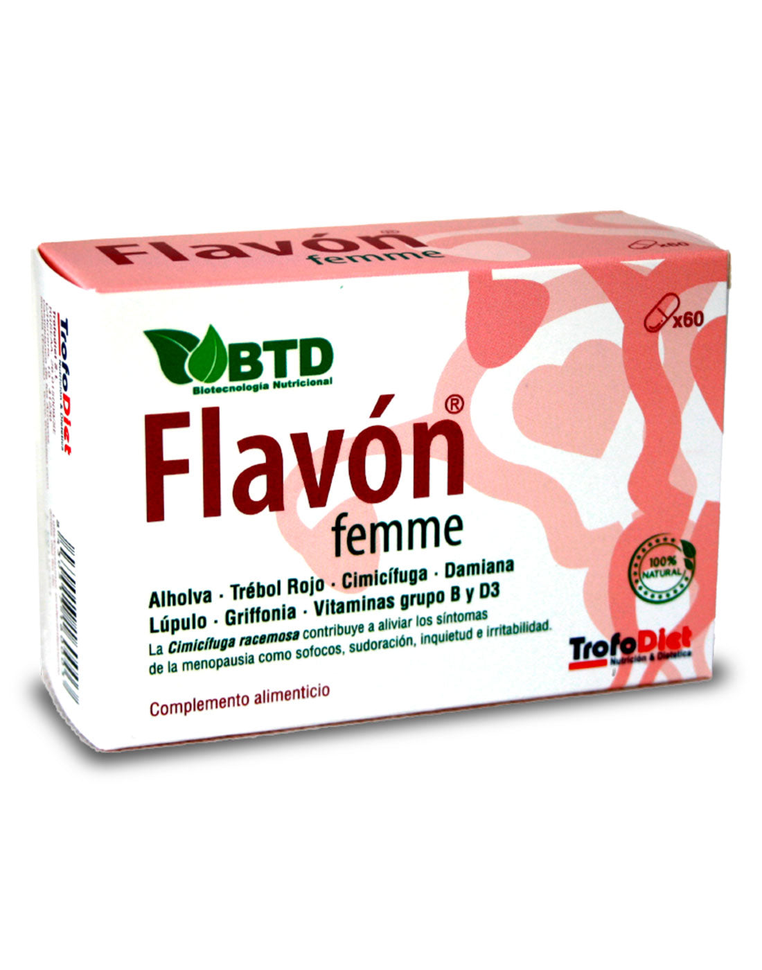 Flavón Femme · TrofoDiet · 60 cápsulas