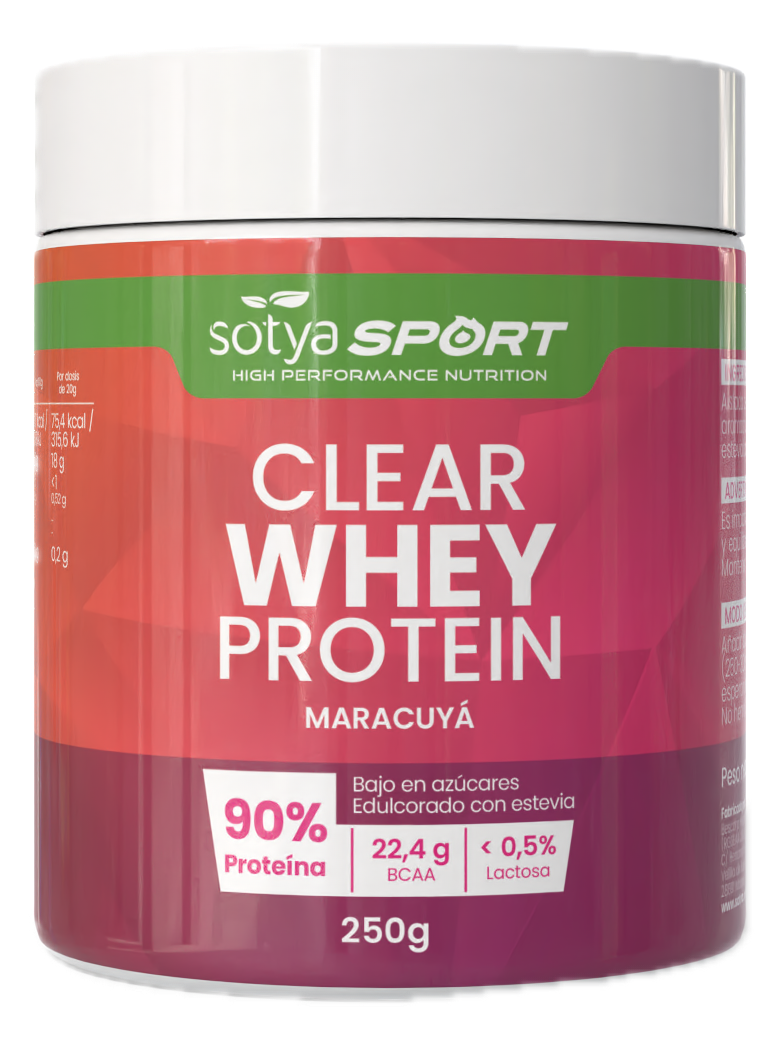 Clear Whey Protein Maracuyá · Sotya · 250 gramos