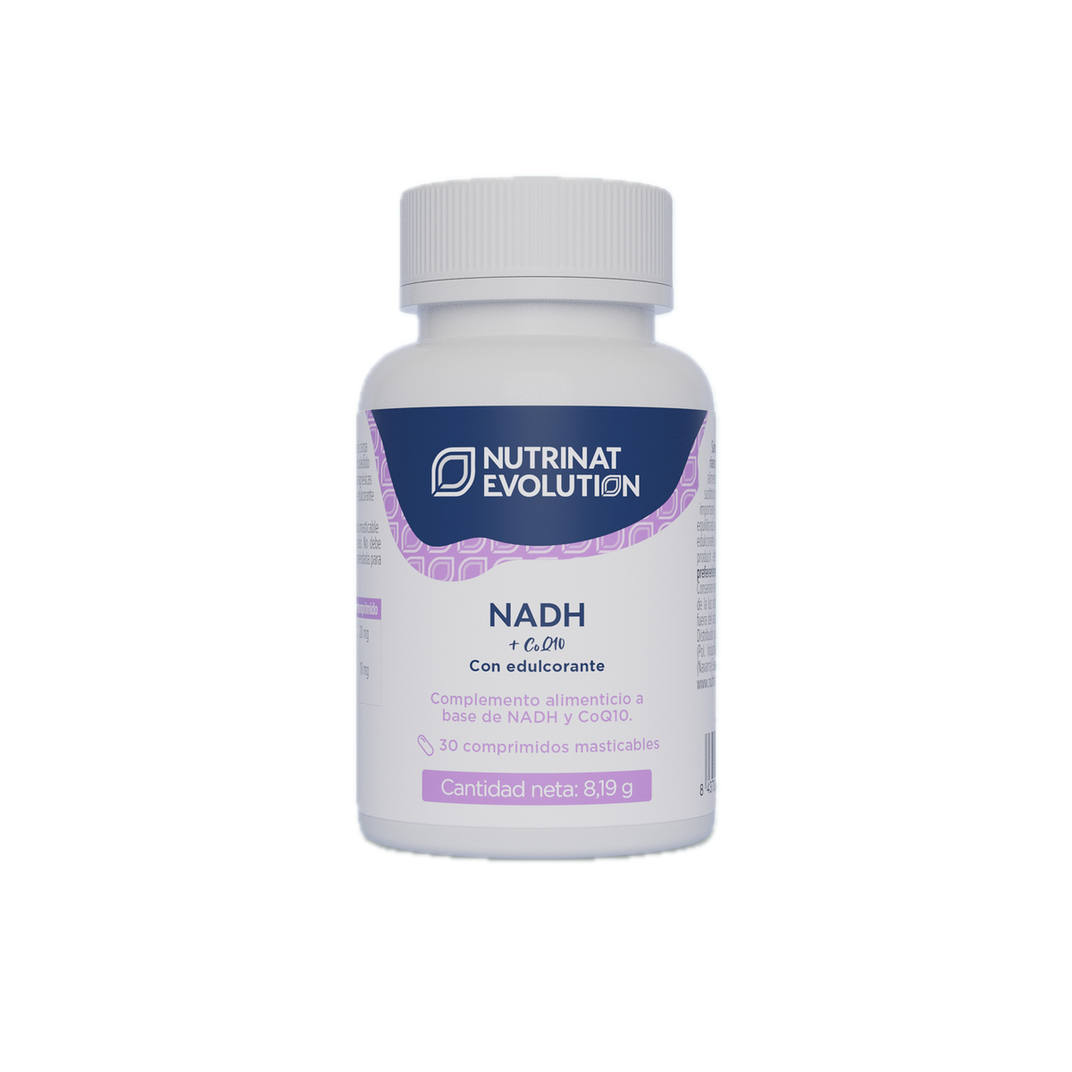 NADH + CoQ10 · Nutrinat Evolution · 30 comprimidos masticables