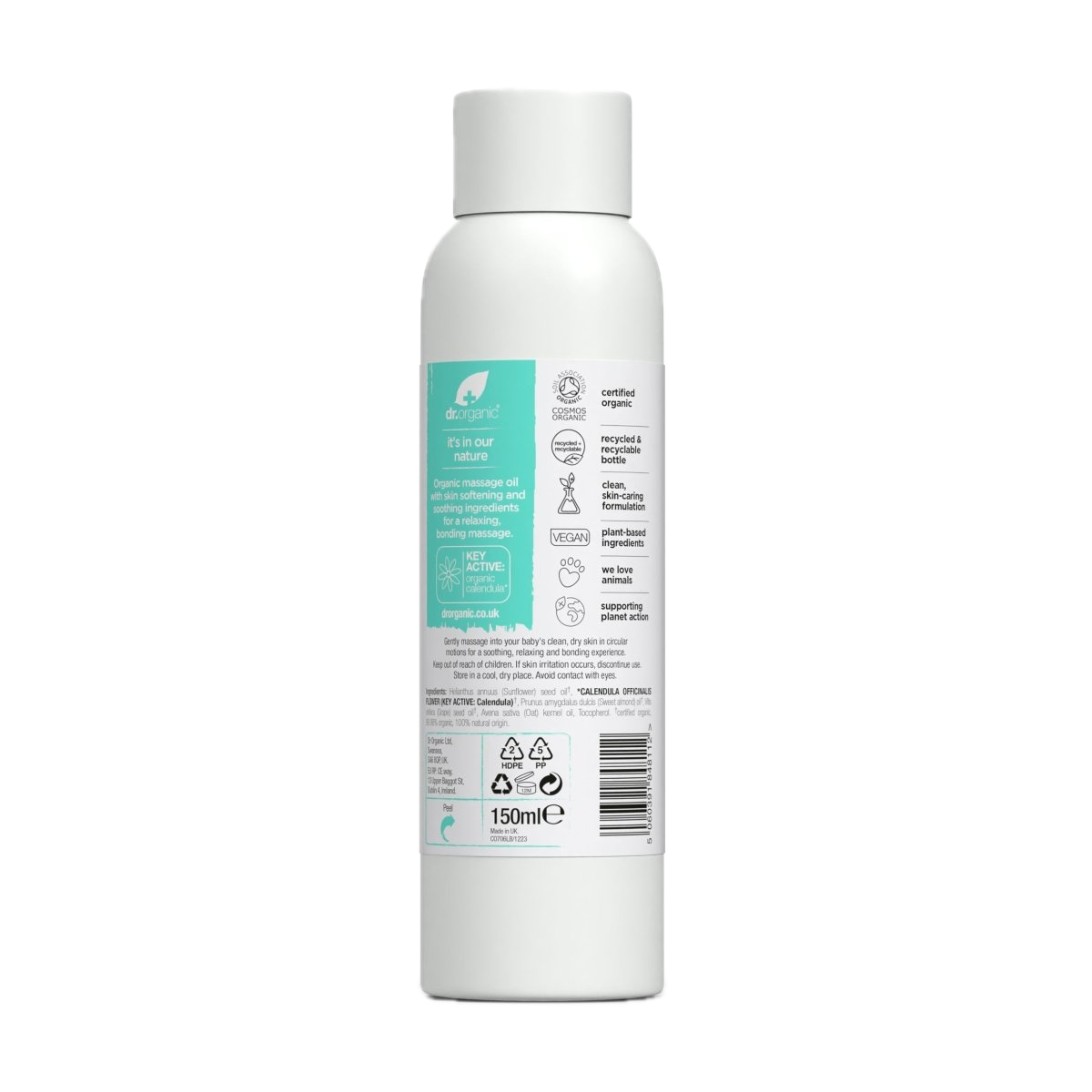 Aceite de Masaje para Bebés · Dr Organic · 150 ml