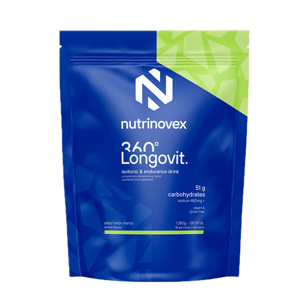 Longovit 360 Drink: Sabor Limón Menta · Nutrinovex · 1.080 gramos