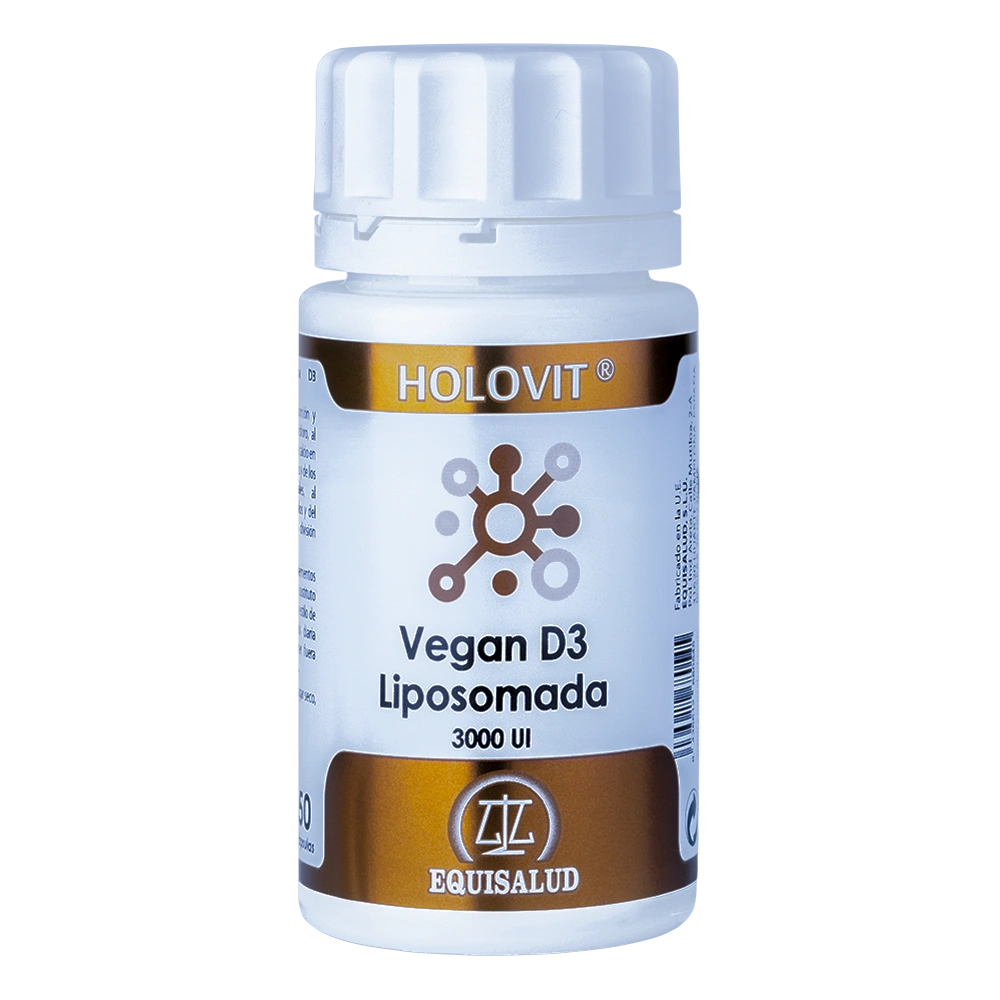Holovit Vegan Vitamina D3 Liposomada · Equisalud · 50 cápsulas