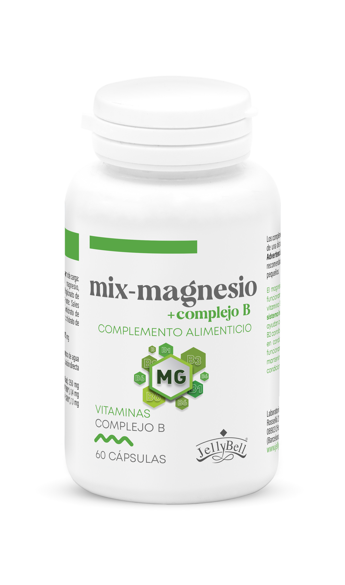 Mix-Magnesio · Jelly Bell · 60 cápsulas