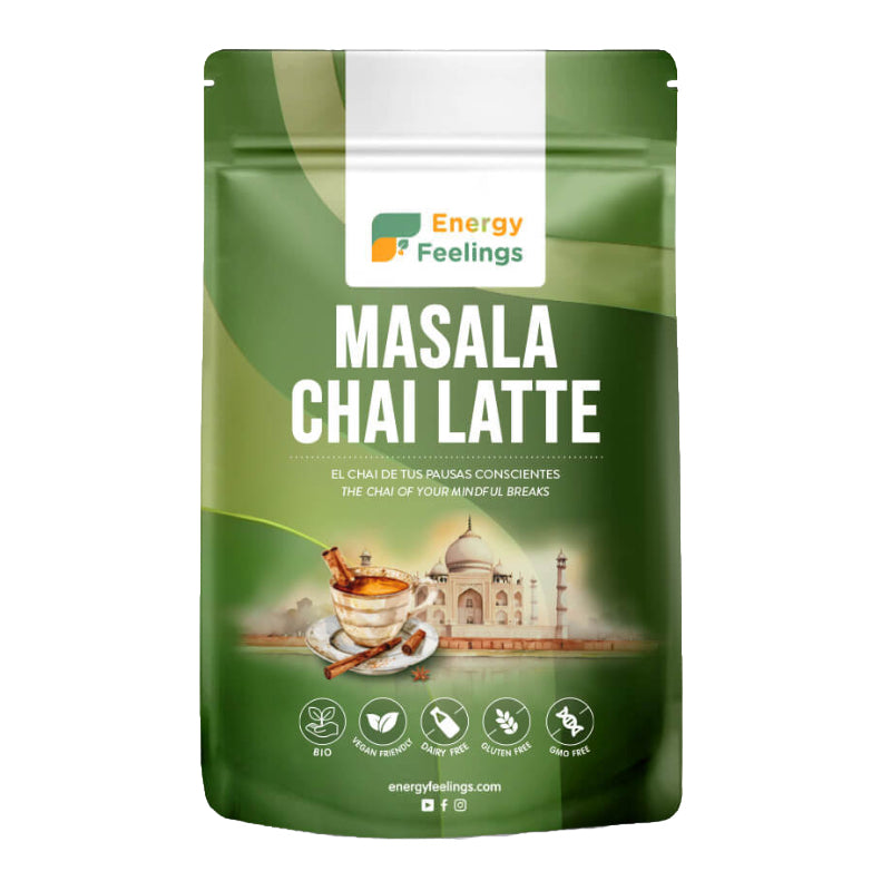 Masala Chai Latte Eco · Energy Feelings · 500 gramos