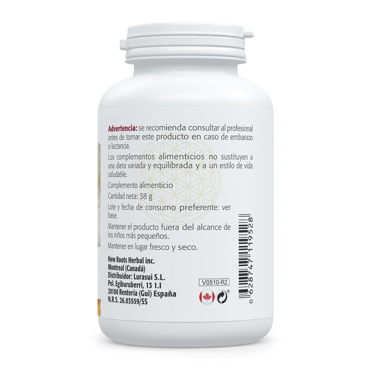 Melena de León · Sura Vitasan — información nutricional