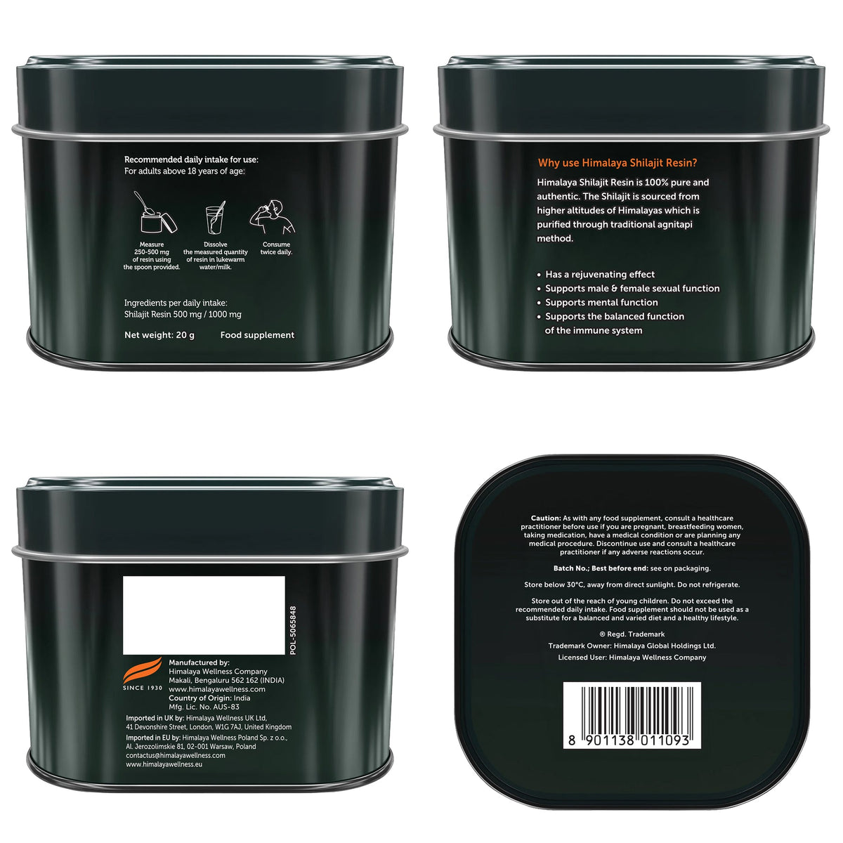 Shilajit Resina · Himalaya · 20 gramos