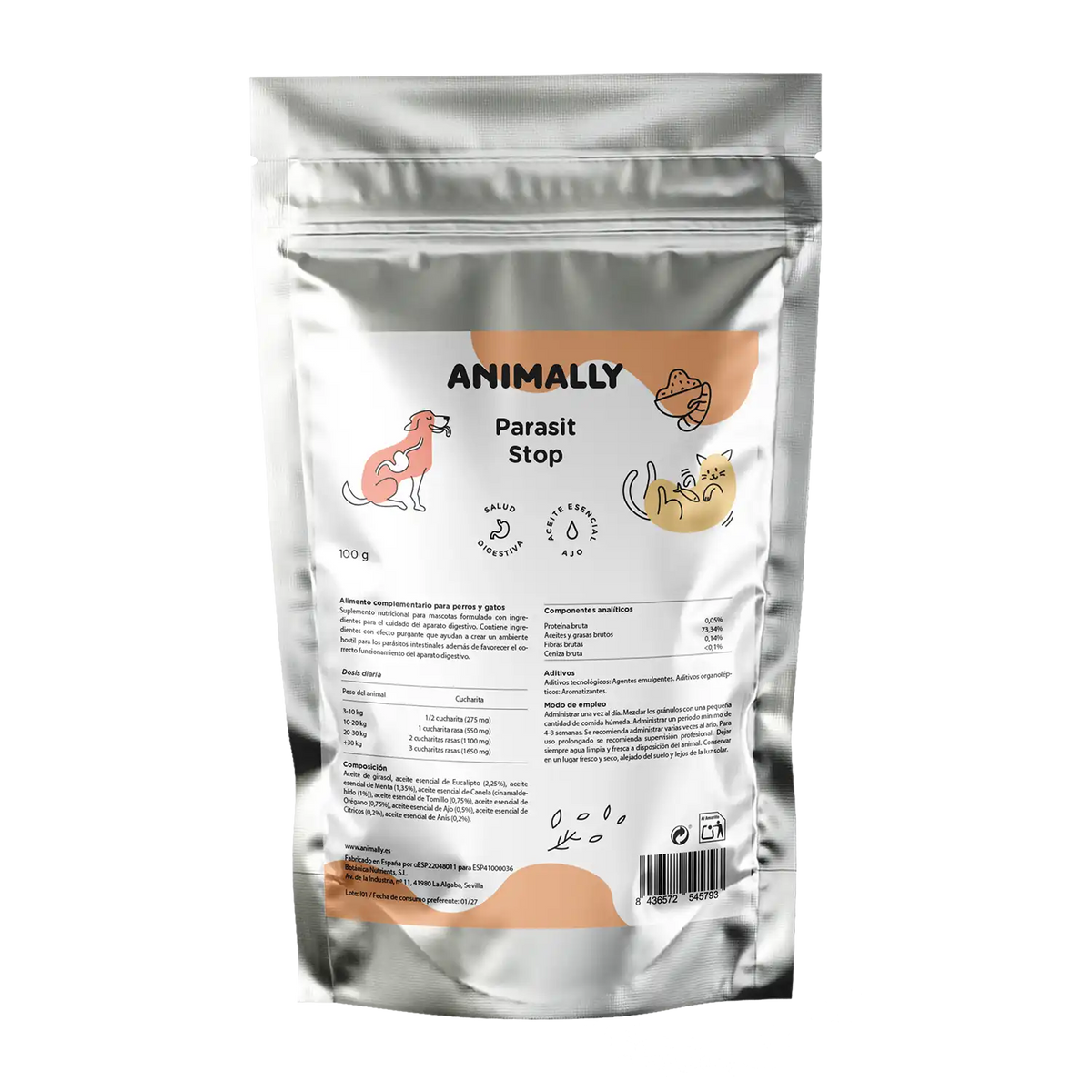 Parasit Stop · Animally · 100 gramos