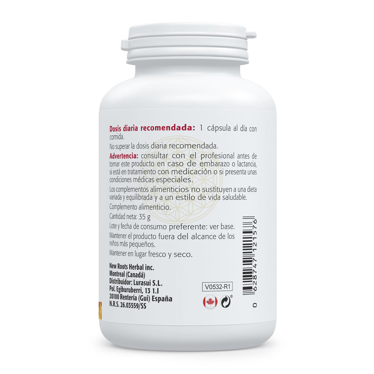Vitamina B3 No Ruborizante · Sura Vitasan — hexanicotinato inositol tabla