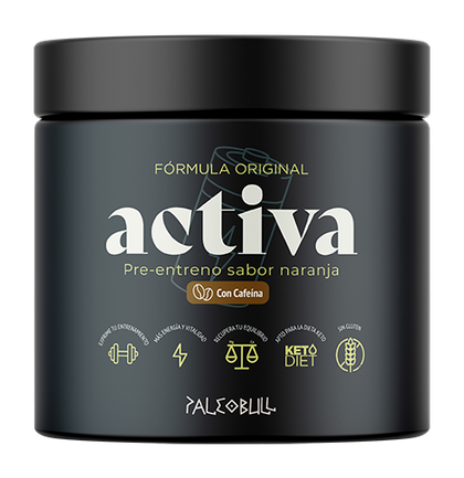 Activa: Pre-entreno Con Cafeína · Paleobull · 225 gramos