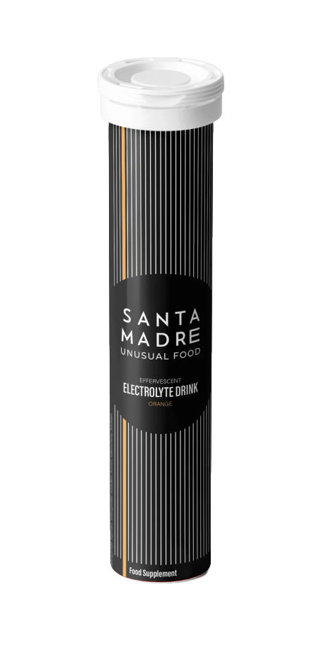 Bebida Efervescente: Sabor Naranja · Santa Madre · 20 tabletas efervescentes