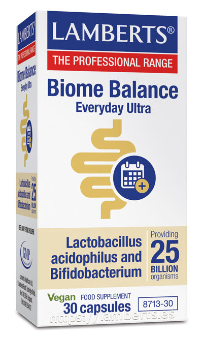 Biome Balance Everyday Ultra · Lamberts · 30 cápsulas