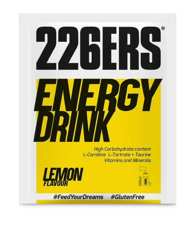 Energy Drink: Sabor limón · 226ERS · 50 gramos