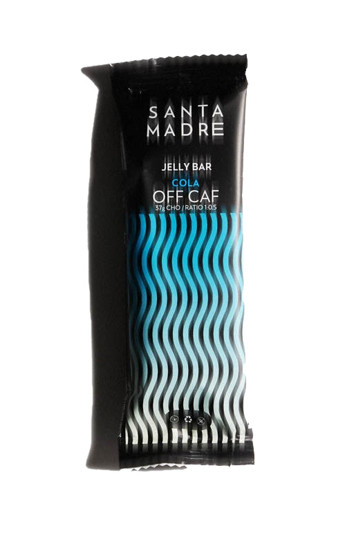 Barrita Energética Jelly Bar: Sabor Cola · Santa Madre · 45 gramos