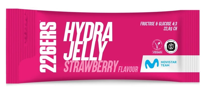 Gel Energético HydraJelly: Sabor Fresa · 226ERS · 40 gramos