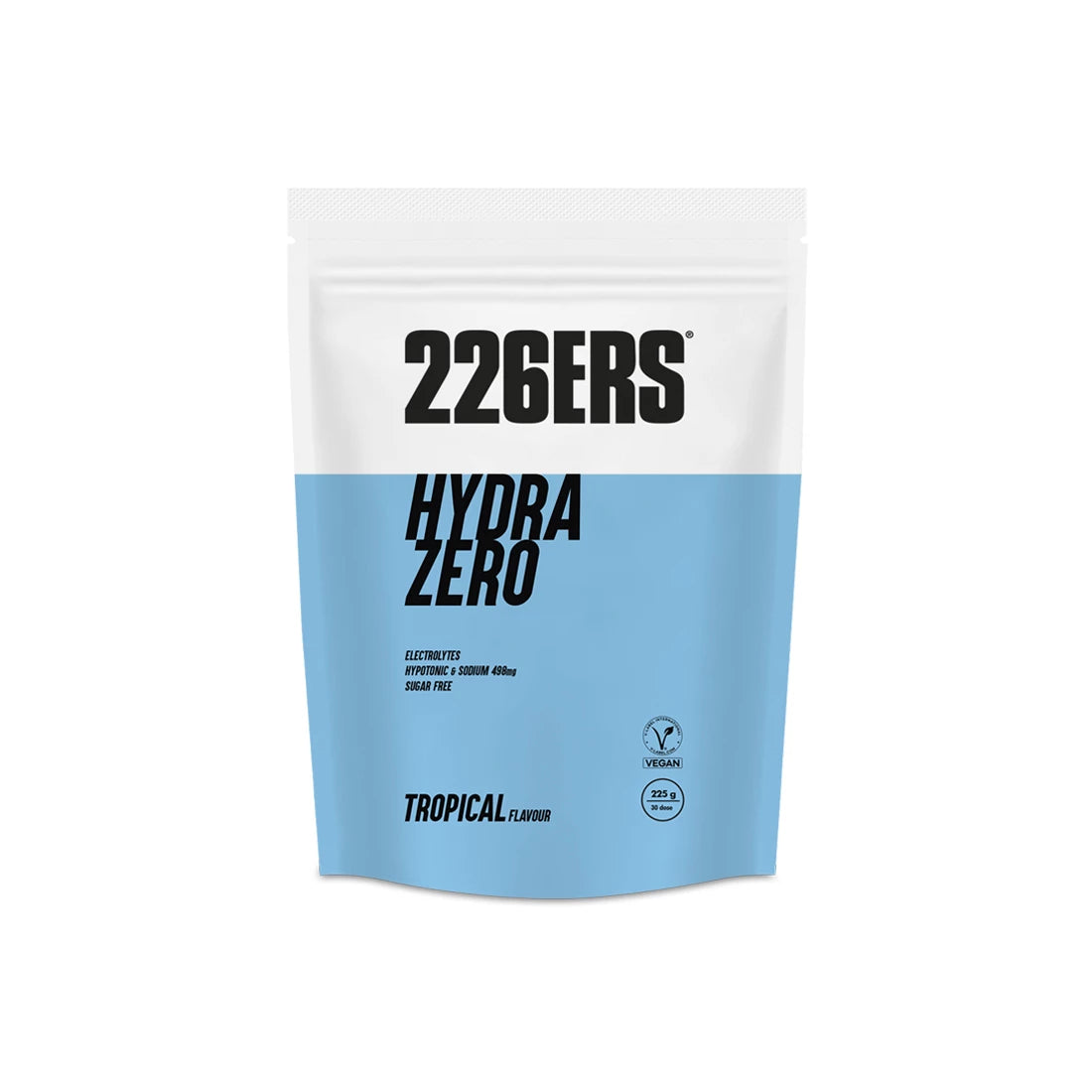 HydraZero - Bebida Hipotónica: Sabor Tropical · 226ERS · 225 gramos