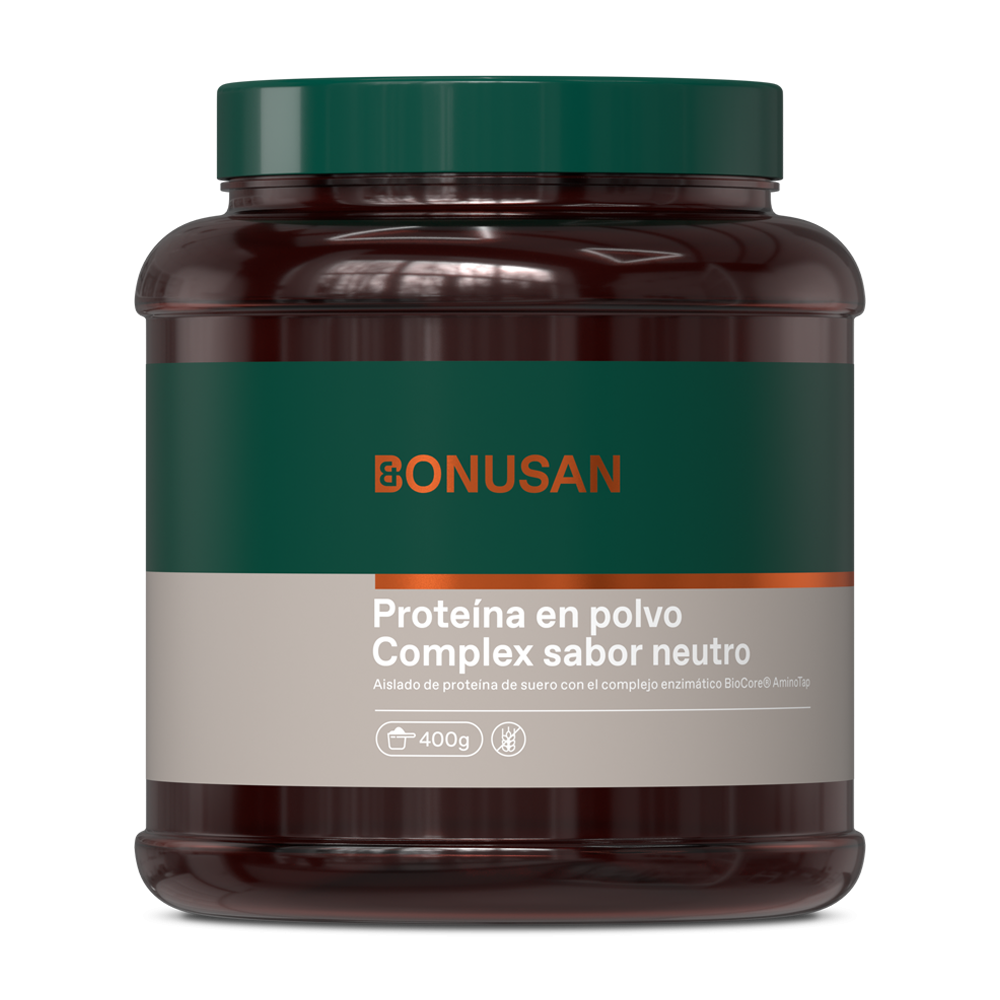 Proteina en Polvo Complex Sabor Neutro · Bonusan · 400 gramos