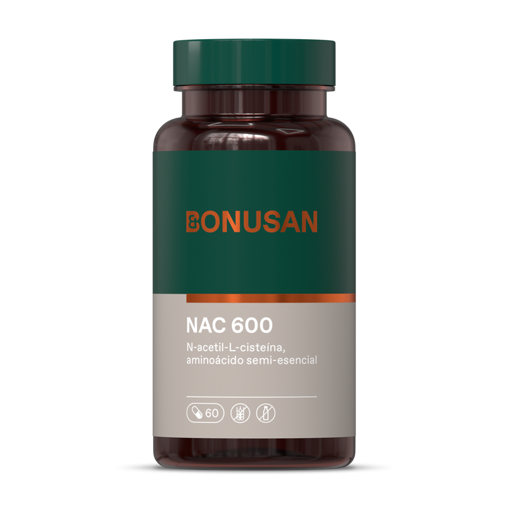NAC 600 mg · Bonusan · 60 cápsulas