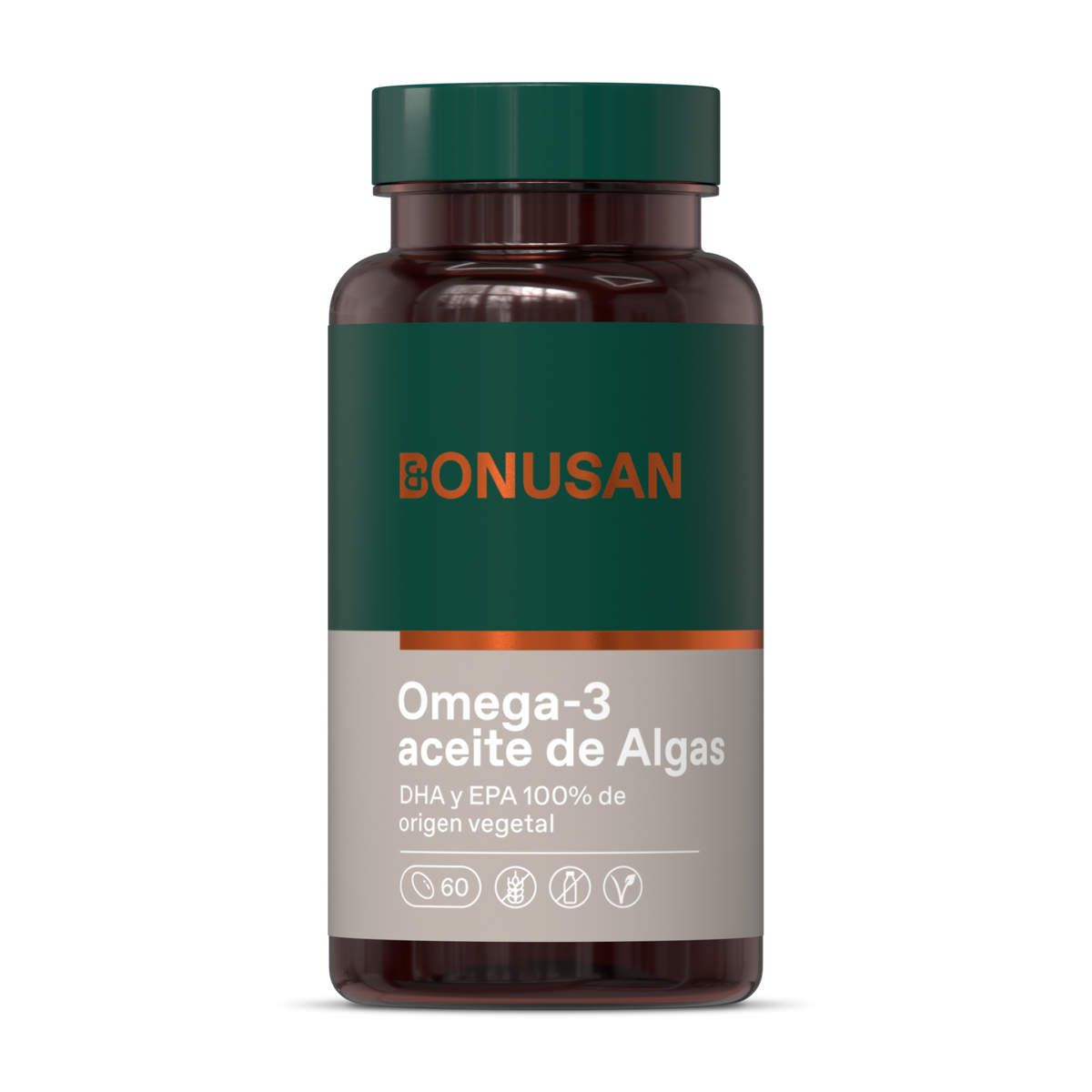 Aceite de Algas Omega 3 · Bonusan · 60 perlas