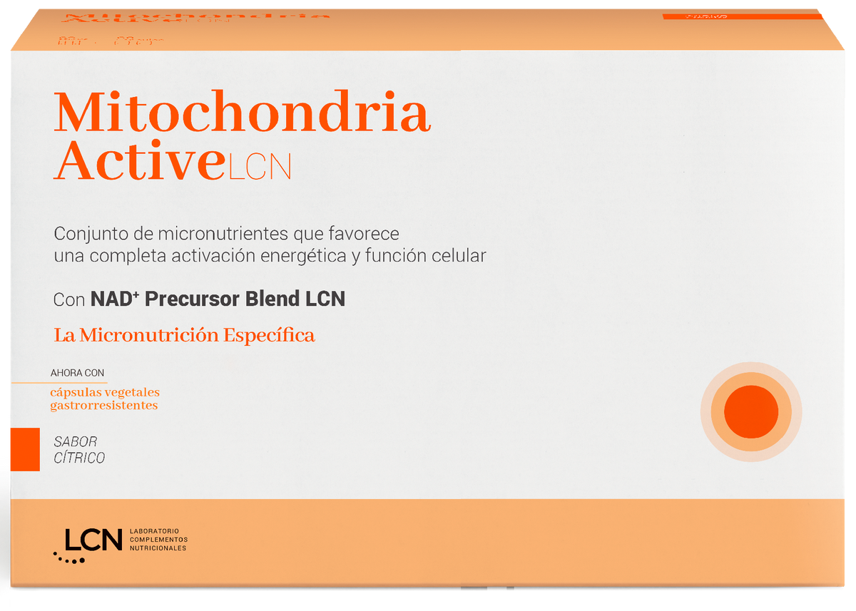 Mitochondria Active · LCN · 60 cápsulas + 60 sticks