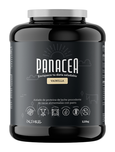 Panacea: Aislado de Proteína de Suero - Sabor Vainilla · Paleobull · 2,25 kg