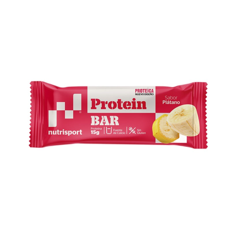 Protein Bar Platano · Nutrisport · 44 gramos