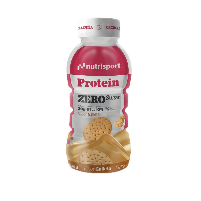 Protein Zero Shake Galleta · Nutrisport · 330 ml