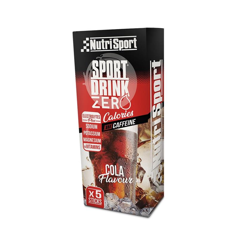 Sport Drink Zero + Cafeína Cola · Nutrisport · 5 sticks