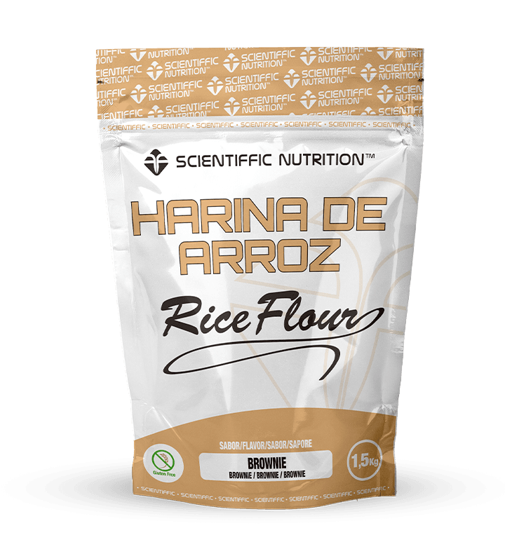 Harina de Arroz: Sabor Brownie · Scientiffic Nutrition · 1,5 kg