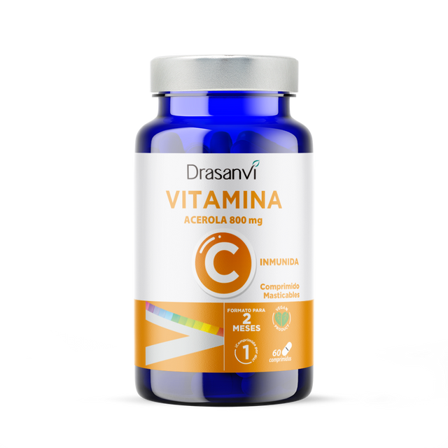 Vitamina C - Acerola · Drasanvi · 60 comprimidos masticables