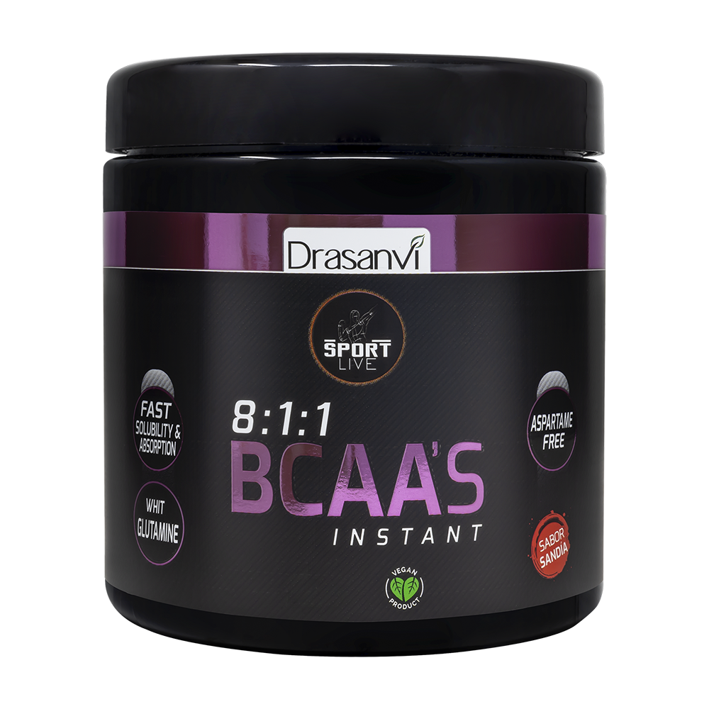 BCAA´S + Glutamina - Sport Live · Drasanvi · 275 gramos
