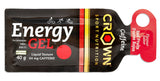 Energy Gel + Cafeína: Sabor Frutos Rojos · Crown Sport Nutrition · 40 gramos