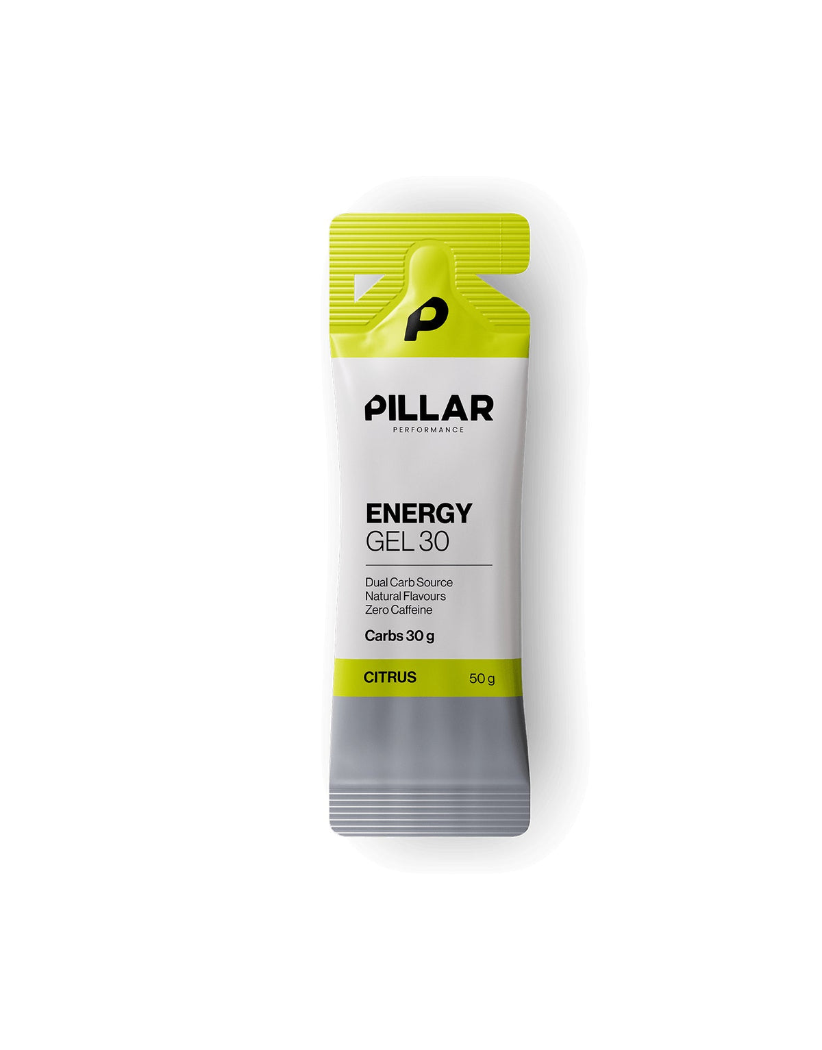 Gel Energético Cítrico · Pillar Performance · 50 gramos