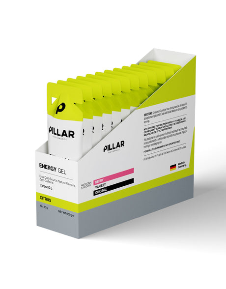 Gel Energético Cítrico · Pillar Performance · 50 gramos