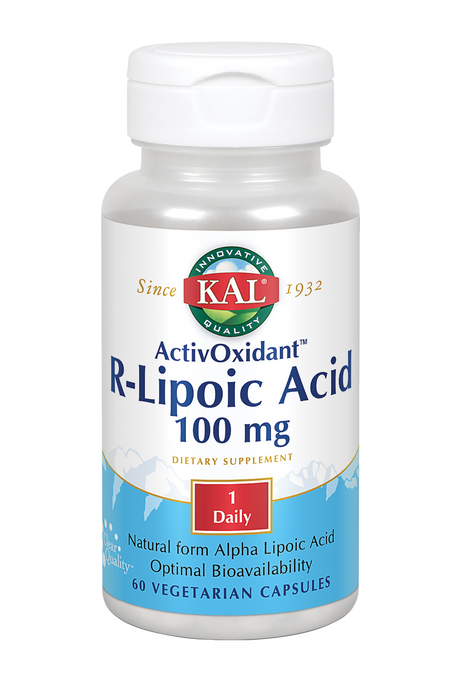Acido R-Lipoico 100 mg · KAL · 60 cápsulas