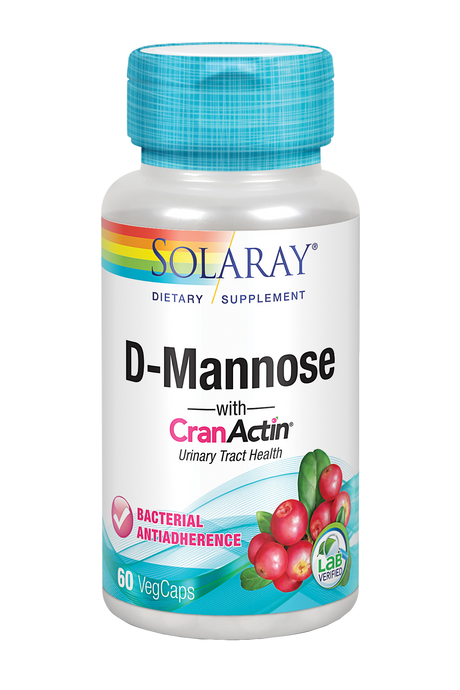 D-Manosa con CranActin · Solaray · 60 cápsulas