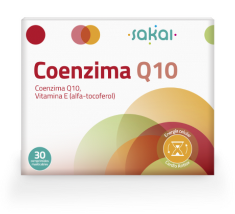 Coenzima Q10 60 mg · Sakai · 30 comprimidos