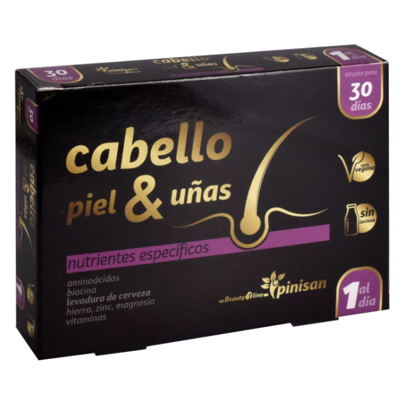 Cabello, Piel y Uñas · Pinisan · 30 cápsulas