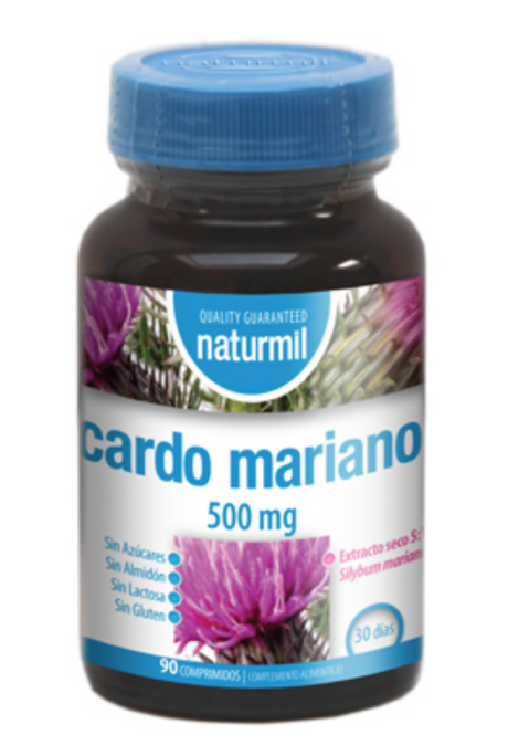 Cardo Mariano 500 mg · Naturmil · 90 comprimidos