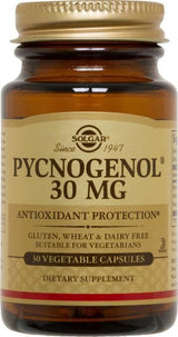 Pycnogenol 30 mg · Solgar · 30 cápsulas