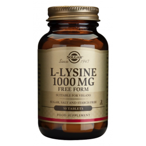 L-Lisina 1.000 mg · Solgar · 50 comprimidos