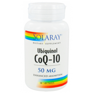 Ubiquinol 50 mg · Solaray · 30 cápsulas