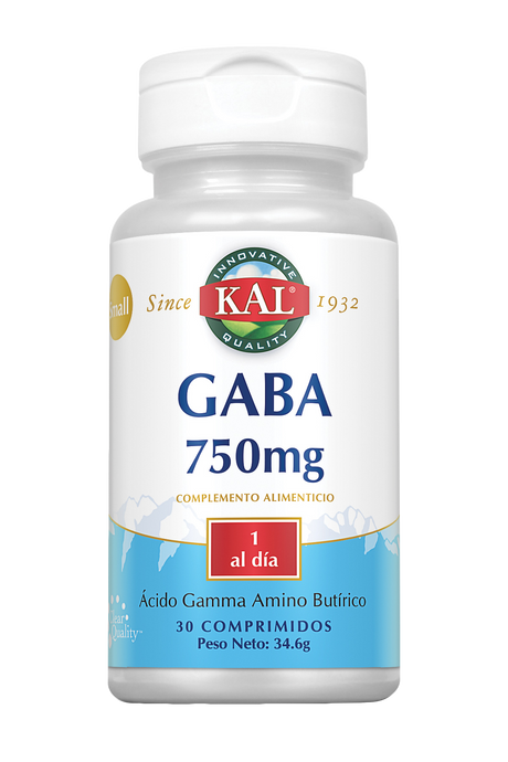 GABA 750 mg SMALL · KAL · 30 comprimidos