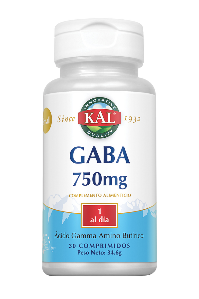 GABA 750 mg SMALL · KAL · 30 comprimidos